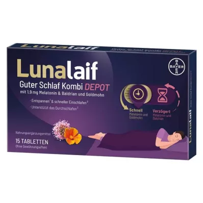 LUNALAIF Good Sleep Combi Depot Tablet, 15 adet