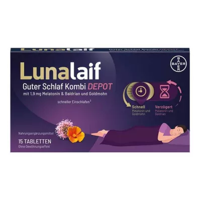 Lunalaif İyi Uyku Kombi Depo Tabletleri, 15 adet Lunalaif İyi Uyku Kombi Depo Tabletleri, 15 adet