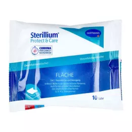 STERILLIUM Protect & Care yüzey dezenfektan mendilleri, 10 adet