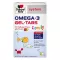 Doppelherz Omega-3 Gel-Tabs ailesi Çilek Narenciye sistemi, 60 adet