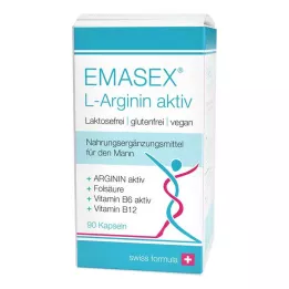 EMASEX L-Arginin aktif kapsül, 90 Kapsül