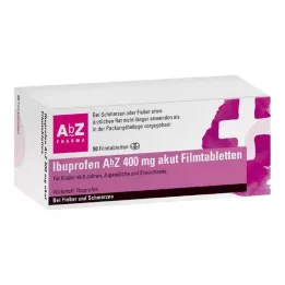 IBUPROFEN AbZ 400 mg akut film kaplı tablet, 50 adet