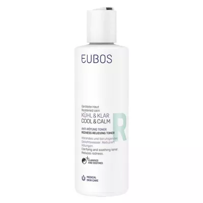 Eubos Cool &amp; Şeffaf Kızarıklık Karşıtı Toner, 200 ml