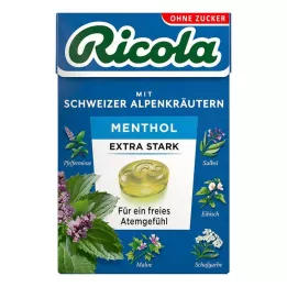 RICOLA o.Z.Box Mentollü ekstra güçlü tatlılar, 50 g