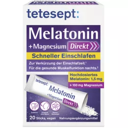 TETESEPT Melatonin+Magnezyum Direkt Çubuklar, 20 adet