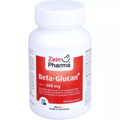 BETA-GLUCAN 500 mg+C Vitamini &amp; Çinko kapsül, 60 adet