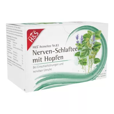 H&S Şerbetçiotu filtre torbalı sinir ve uyku çayı, 20X1,5 g H&S Şerbetçiotu filtre torbalı sinir ve uyku çayı, 20X1,5 g