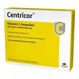 CENTRICOR C vitamini ampulleri 100 mg/ml enjekte edilebilir çözelti, 5X5 ml