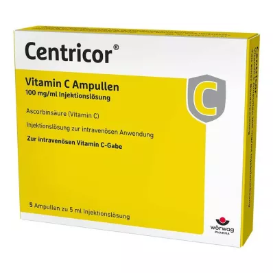 Centricor® C Vitamini ampulleri 100 mg/ml enjeksiyonluk çözelti, 5X5 ml Centricor® C Vitamini ampulleri 100 mg/ml enjeksiyonluk çözelti, 5X5 ml