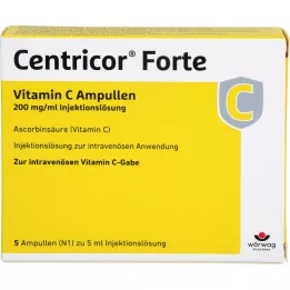 CENTRICOR Forte Vitamin C Amp. 200 mg/ml Enj. çözelti, 5X5 ml