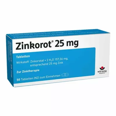 Zinkorot 25 mg yüksek doz çinko tablet, 50 adet Zinkorot 25 mg yüksek doz çinko tablet, 50 adet