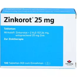ZINKOROT 25 mg tablet, 100 adet
