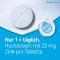 ZINKOROT 25 mg tablet, 100 adet