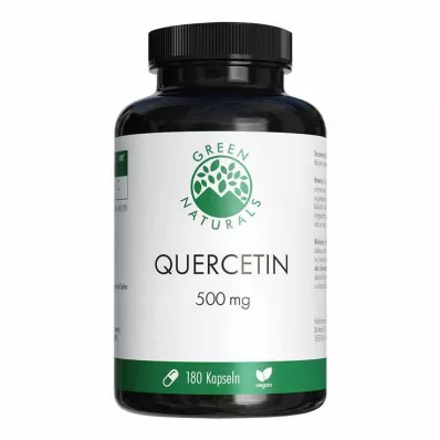 Green Naturals Quercetin 500 mg yüksek doz kapsüller, 180 adet Green Naturals Quercetin 500 mg yüksek doz kapsüller, 180 adet