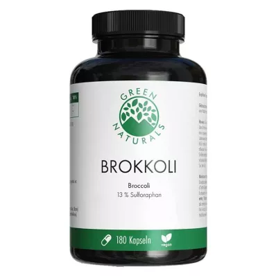 GREEN NATURALS Brokoli+%13 sülforafan vegan kapsül, 180 adet