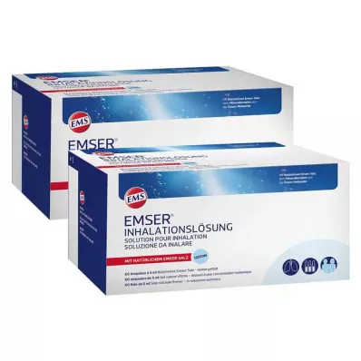Emser inhalasyon solüsyonu, 2x60 adet Emser inhalasyon solüsyonu, 2x60 adet