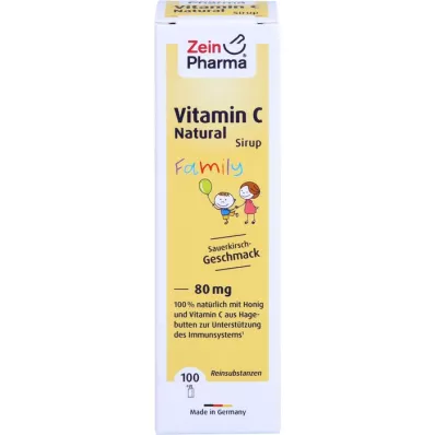 VITAMIN C NATURAL 80 mg Aile Şurubu, 50 ml