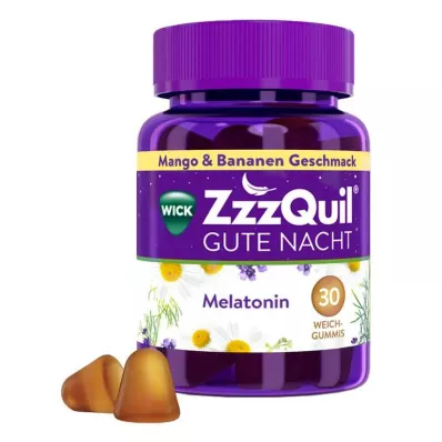 WICK ZzzQuil Good Night Mango & Muz, 30 adet WICK ZzzQuil Good Night Mango & Muz, 30 adet