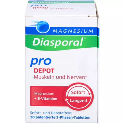 MAGNESIUM DIASPORAL pro B-Vit.DEPOT Musk.+Nerv.Tab, 30 adet