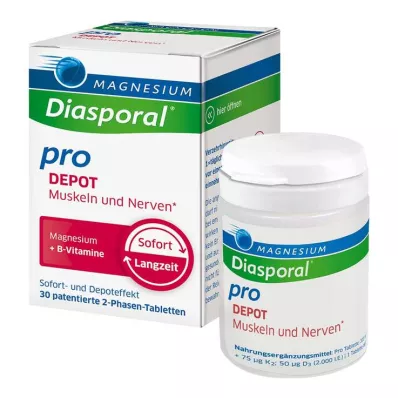 Magnezyum Diasporal pro + B-Vit.DEPOT Misk.+ Sinir etiketi, 30 adet