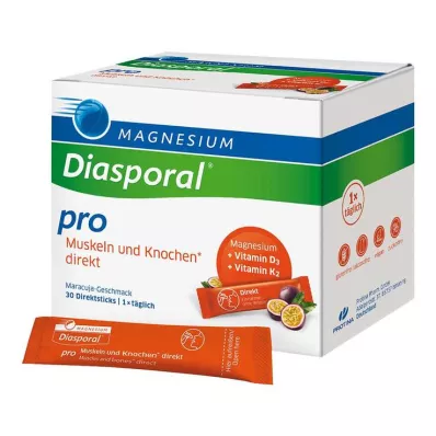 Magnezyum Diasporal pro D3 + K2 kaslar + kemikler doğrudan granüller, 30 adet Magnezyum Diasporal pro D3 + K2 kaslar + kemikler doğrudan granüller, 30 adet