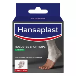 HANSAPLAST Sağlam spor bandı 3,8 cmx10 m beyaz, 1 adet