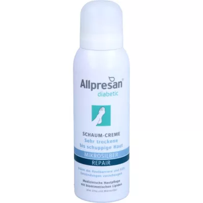 ALLPRESAN diabetic Microsilver+Repair Köpük Krem, 125 ml