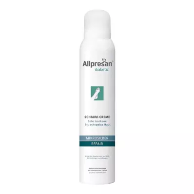 Allpresan diyabetik microsilver + onarıcı köpük krem, 200 ml Allpresan diyabetik microsilver + onarıcı köpük krem, 200 ml