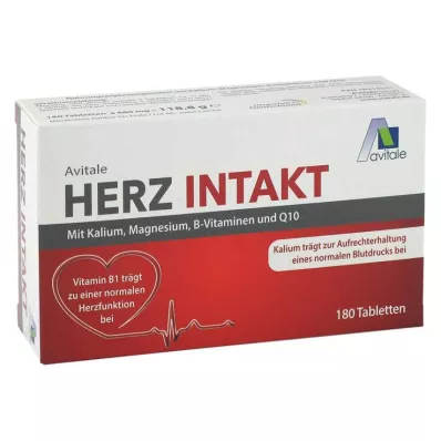 HERZ INTAKT potasyum+magnezyum+B-vitaminli tabletler, 180 adet