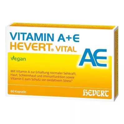A + E Vitamini Hevert Vital kapsülleri, 60 adet A + E Vitamini Hevert Vital kapsülleri, 60 adet