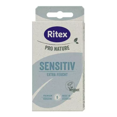 Ritex Pro Nature Sensitive vegan prezervatif, 8 adet