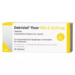 DEKRISTOL Flor 500 I.U./0.25 mg tablet, 90 adet