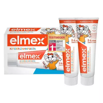 ELMEX Çocuk diş macunu 2-6 yaş Duo Paket, 2X50 ml