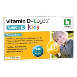 VITAMIN D-LOGES 5.600 I.U. Çocuk Çiğneme Tabletleri, 15 adet