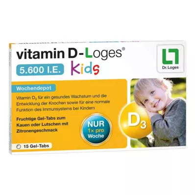 vitamin D-Loges 5.600 uluslararası ünite Kids Weekend Depot (15 ünite) vitamin D-Loges 5.600 uluslararası ünite Kids Weekend Depot (15 ünite)