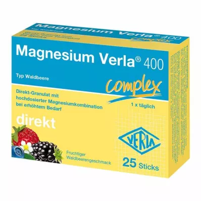 Magnezyum Verla 400 Yaban Mersini Direkt Granülleri, 25 adet Magnezyum Verla 400 Yaban Mersini Direkt Granülleri, 25 adet