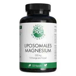 GREEN NATURALS Magnezyum sitrat lipozomal sebze kapsülleri, 120 adet