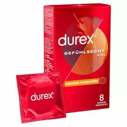 DUREX Hassas XXL Prezervatif, 8 adet