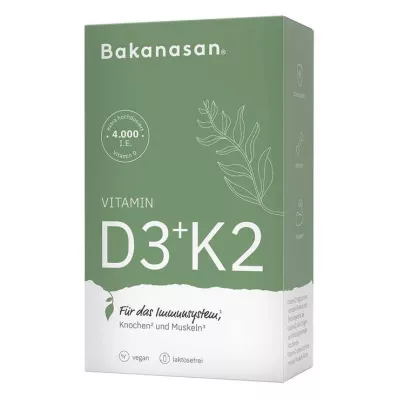 Bakanasan Vitamin D3 + K2 kapsül, 60 adet Bakanasan Vitamin D3 + K2 kapsül, 60 adet