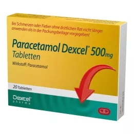 PARACETAMOL Dexcel 500 mg tablet, 20 adet
