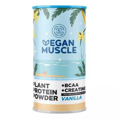 Vegan Kas Proteini Vanilya Proteini + Kreatin Tozu (600 g) Vegan Kas Proteini Vanilya Proteini + Kreatin Tozu (600 g)