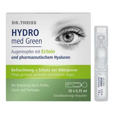 Dr.Theiss Hydro med Yeşil göz damlası tek doz ampul, 20x0,35 ml