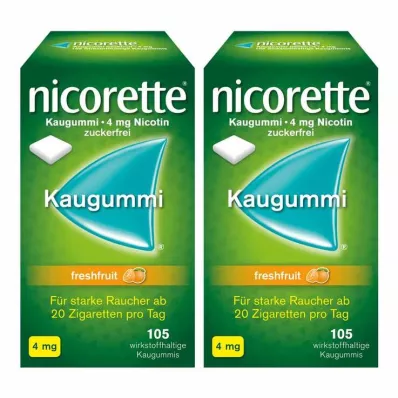 NICORETTE Sakız 4 mg taze meyveli, 210 adet