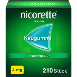 NICORETTE Sakız 4 mg taze nane, 210 adet