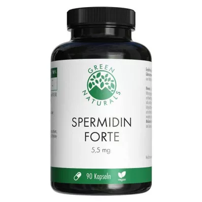 Green Naturals Spermidine Forte 5.5 mg vegan kapsüller, 90 adet
