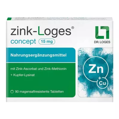 Çinko-Loges konsepti 15 mg enterik dirençli tablet, 90 adet Çinko-Loges konsepti 15 mg enterik dirençli tablet, 90 adet
