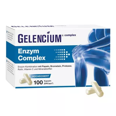 Gelencium Enzim Kompleksi yüksek doz Bromelain kapsülleri, 100 adet Gelencium Enzim Kompleksi yüksek doz Bromelain kapsülleri, 100 adet