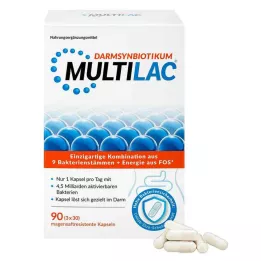 MULTILAC Bağırsak sinbiyotik enterik kaplı kapsüller, 3X30 adet