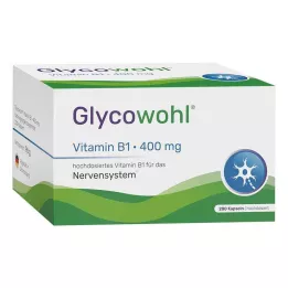 GLYCOWOHL Vitamin B1 tiamin 400 mg yüksek doz kapsül, 200 adet
