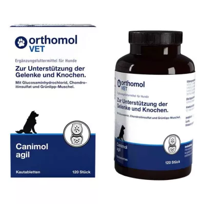 Orthomol Vet Canimol agil köpekler için çiğneme tabletleri, 120 adet